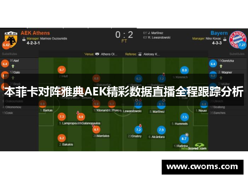 本菲卡对阵雅典AEK精彩数据直播全程跟踪分析